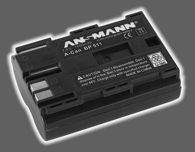 image Canon Ansmann batterie equivalente BP-511//BP-511A
