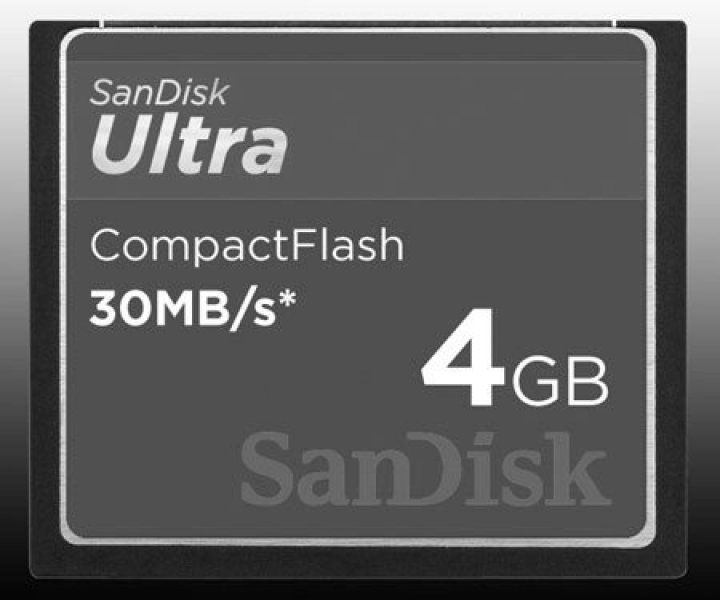 image Sandisk Carte CompactFlash 4 Go Ultra II (30 Mb/s)