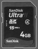 image Sandisk Carte SDHC 4 Go Ultra II (15 Mo/s / 100x)
