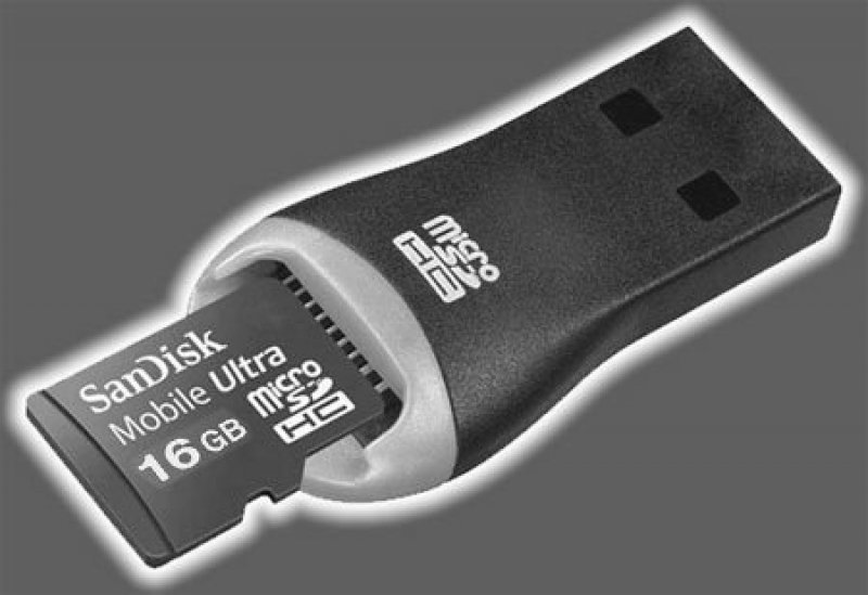 image Sandisk Carte SD Micro Ultra 16 Go + lecteur MobilMate