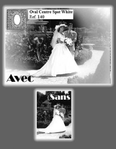 image Cokin Filtre P140 Spot ovale blanc