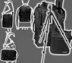 image Manfrotto 732YB 482K Kit trepied + rotule + Sac a dos + housse