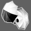 image Photoflex Parapluie Reflecteur/Diffuseur D.114 cm
